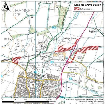 Land Safeguarded for Station
